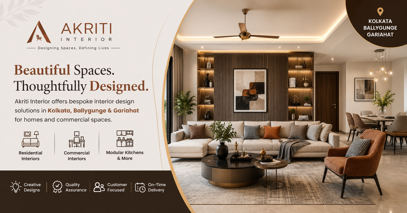 Transform Your Space with the Leading Interior Design Firms in Kolkata